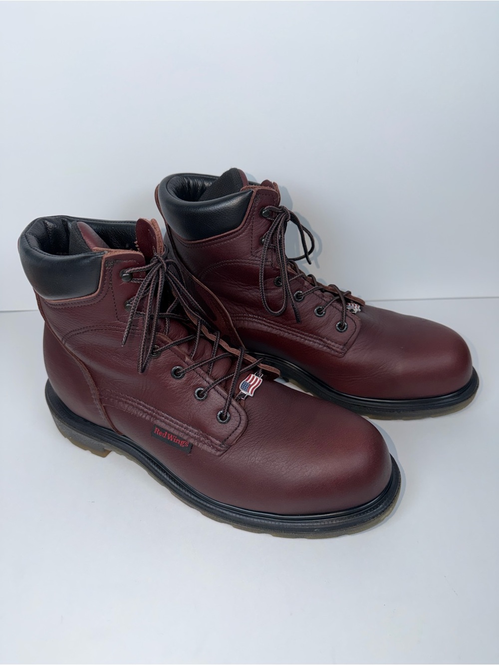 Red Wing Steel Toe 2406 Leather Boots Size 10.5D USA. EUC